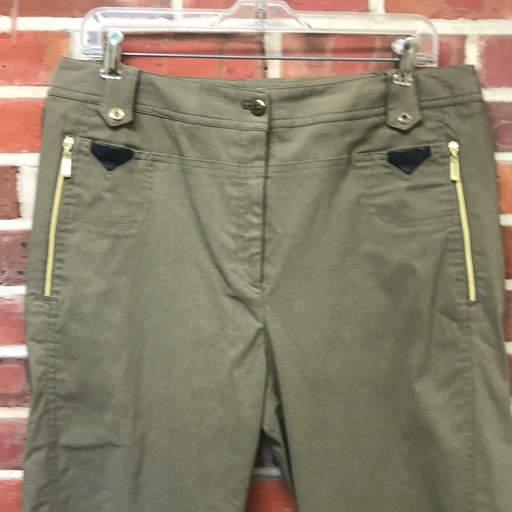 Jamie Sadock golf capris army green